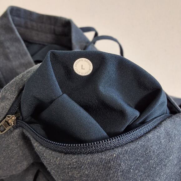 Lululemon ABC Jogger Pants Men L* Blue Heather 28 Inseam Pull On LM5951S - Picture 7 of 12